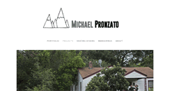 Desktop Screenshot of michaelpronzato.com