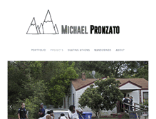 Tablet Screenshot of michaelpronzato.com